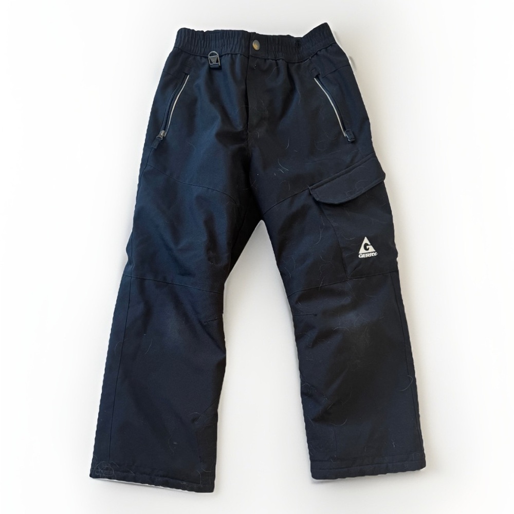 Gerry Sz 10-12 Kids Youth Performance Snow Pants Black Ski Snowboard